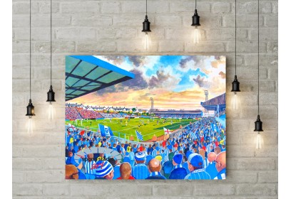 Brighton & Hove Albion FC Goldstone Ground Stadium Wall Art Canvas
